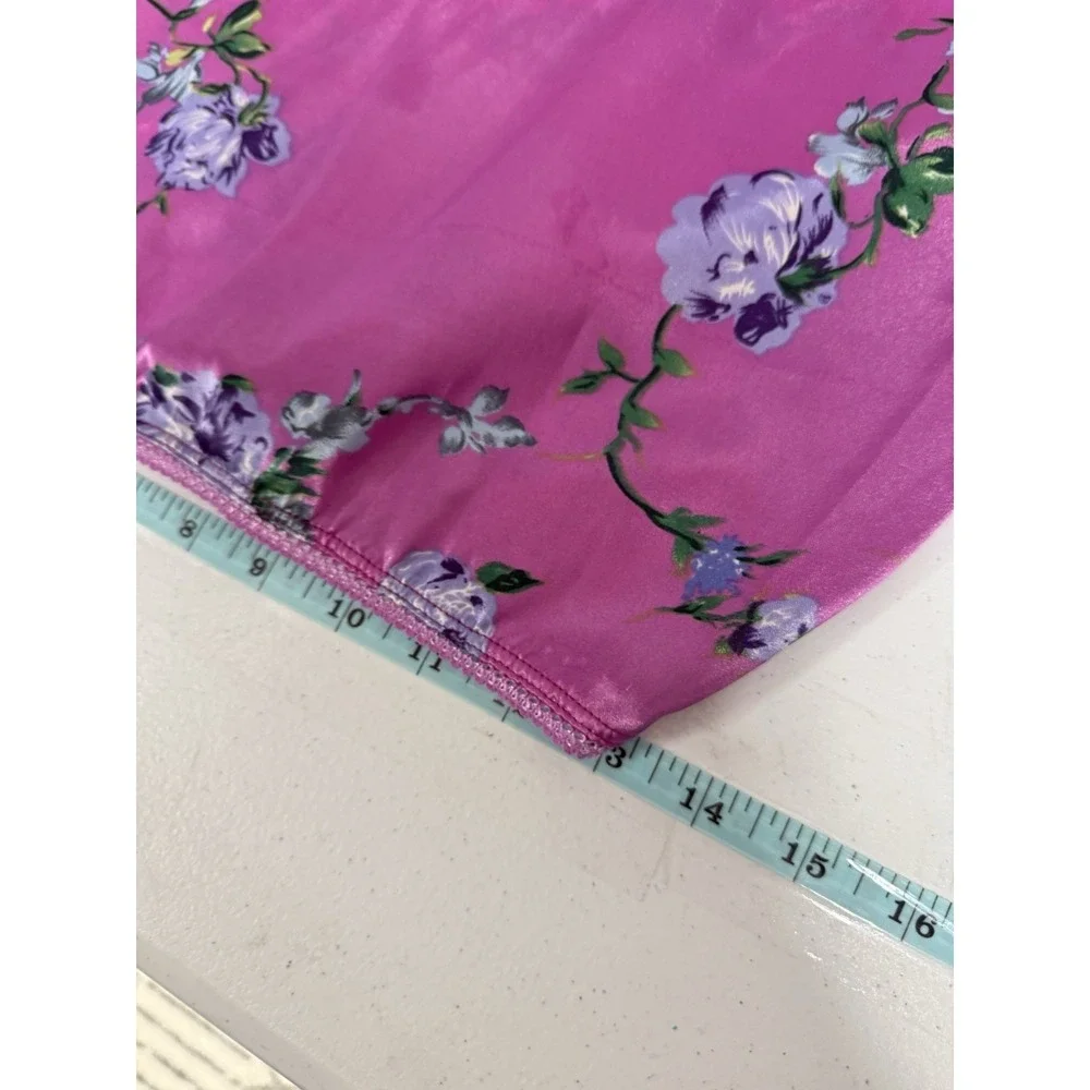 Vintage Xhilaration Y2K Satin Floral Coquette Feminine Fairy Skirt‎ Deadstock M